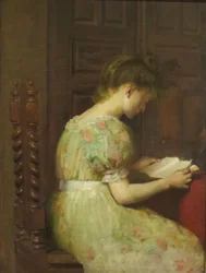 Mädchen beim Lesen